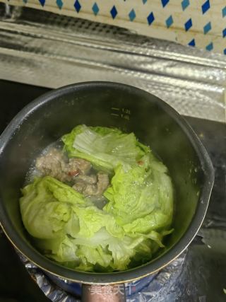 生菜滑肉汤的做法步骤：5