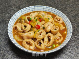 酸菜炒肥肠的做法步骤：16