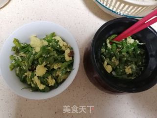 金雀花炒蛋的做法步骤：5