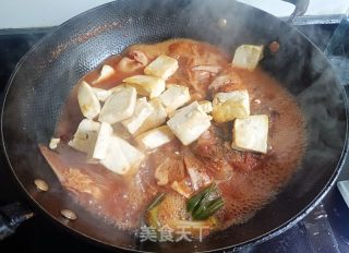 红汤老豆腐炖鲢鱼头的做法步骤：11