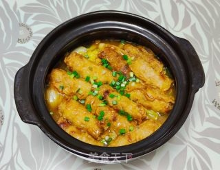 腐卷炖白菜的做法