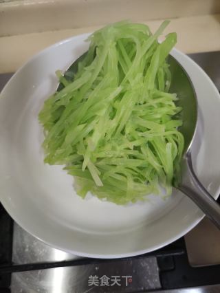 凉拌莴笋丝的做法步骤：3