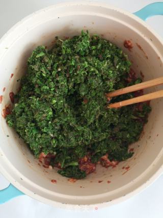 刺儿菜肉包的做法步骤：3