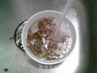笋干菜蒸油面筋塞肉的做法步骤：2
