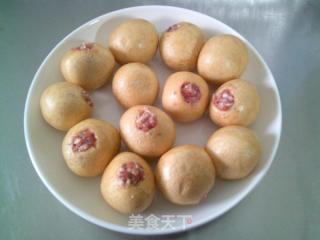 笋干菜蒸油面筋塞肉的做法步骤：10