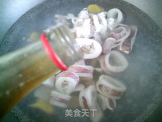 咸菜炒三鲜的做法步骤：8