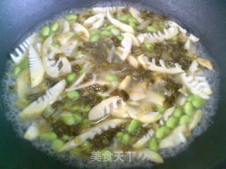 咸菜炒三鲜的做法步骤：12