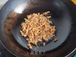 青椒蒜苔炒肉丝的做法步骤：3