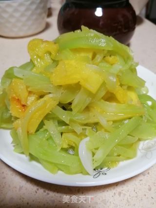 凤梨炒莴笋的做法步骤：6