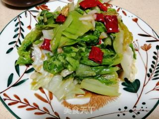炝生菜的做法