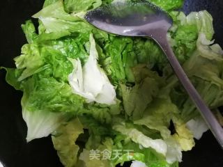 炝生菜的做法步骤：4