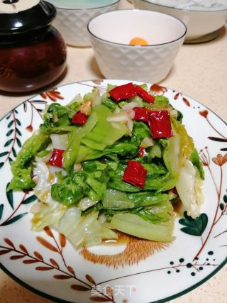 炝生菜的做法步骤：8