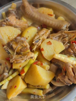 土豆烧鸡的做法步骤：17