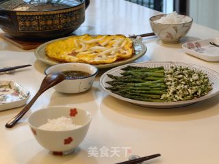 蒸芦笋槐花的做法步骤：10