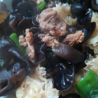 双耳炒羊肉的做法