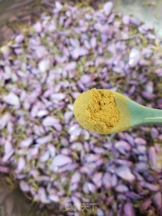 舌尖上的春之味～蒸紫藤花的做法步骤：5