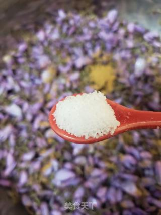 舌尖上的春之味～蒸紫藤花的做法步骤：6