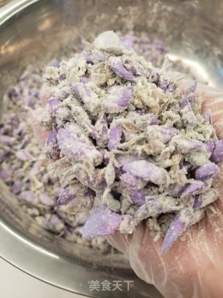 舌尖上的春之味～蒸紫藤花的做法步骤：8