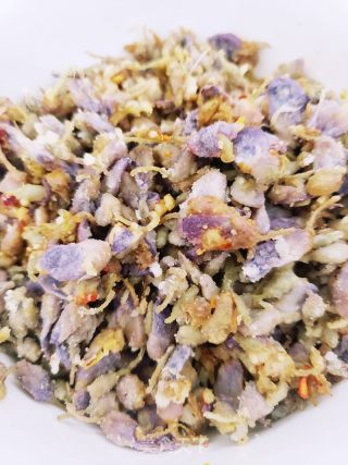 舌尖上的春之味～蒸紫藤花的做法步骤：13