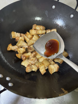 梅干菜蒸五花肉的做法步骤：5