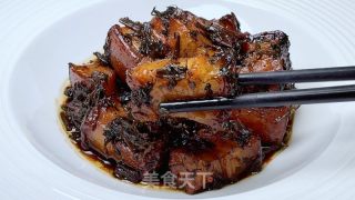 梅干菜蒸五花肉的做法步骤：12
