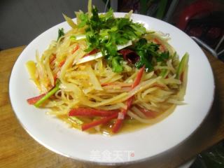酸辣土豆丝的做法步骤：9