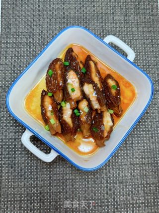 虾滑酿羊肚菌的做法步骤：11