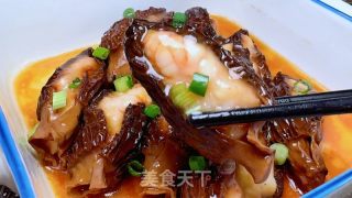 虾滑酿羊肚菌的做法步骤：12