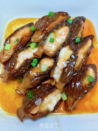 虾滑酿羊肚菌的做法步骤：13
