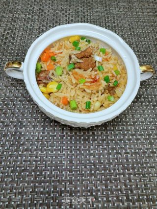 胡萝卜玉米排骨焖饭的做法步骤：17