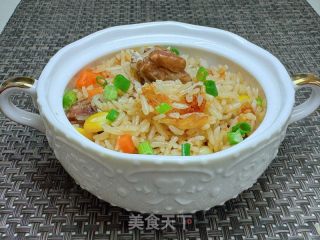 胡萝卜玉米排骨焖饭的做法步骤：18