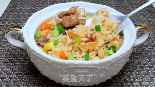 胡萝卜玉米排骨焖饭的做法步骤：19