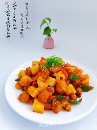 菠萝咕咾肉的做法步骤：1