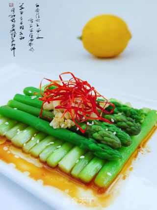蒜香芦笋的做法