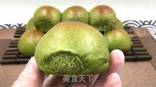 抹茶豆沙奶酪小餐包，口感超好、一次成功，非常适合新手练手的面包。的做法步骤：21