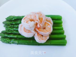 蒜香芦笋虾仁的做法步骤：5