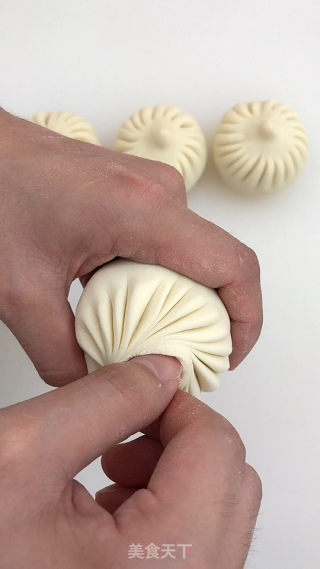 蒸包子的做法步骤：10