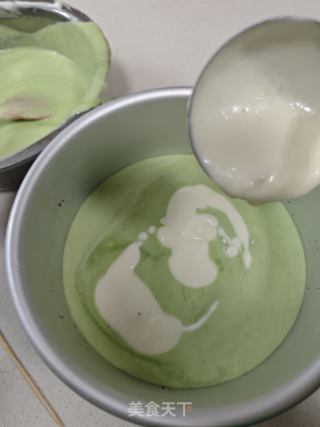 抹茶慕斯蛋糕的做法步骤：18