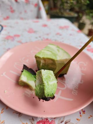抹茶慕斯蛋糕的做法步骤：21