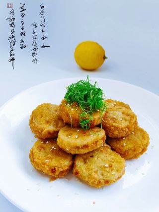 炸藕盒的做法步骤：1