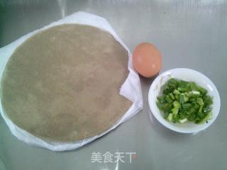 香葱鸡蛋荞麦饼的做法步骤：1