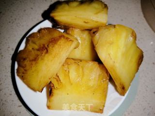 煎菠萝块的做法步骤：4