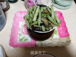 白豆角炒茄子的做法