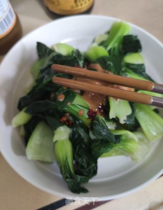 凉拌上海青的做法步骤：5
