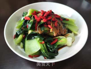凉拌上海青的做法步骤：7