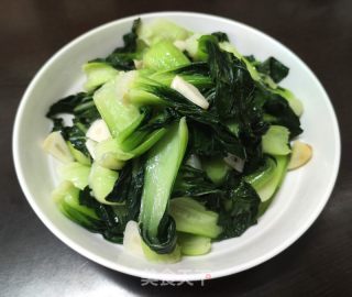 蒜香上海青的做法步骤：7