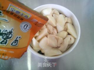 香糟茭白百叶结的做法步骤：6