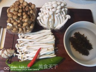 海参炒杂菇的做法步骤：1