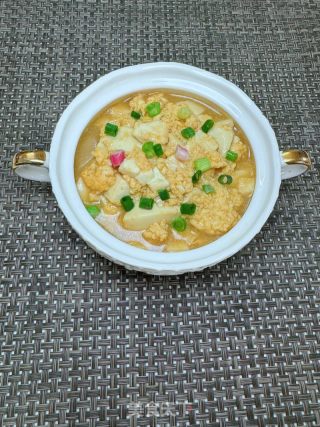 豆腐滑蛋的做法