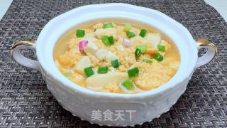 豆腐滑蛋的做法步骤：14